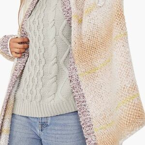 Free People Pastel Knit Cardigan